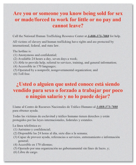 Human Trafficking - Georgia Code