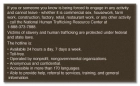 Human Trafficking Notice 3x5 Adhesive Maine New York