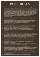 Illinois Pool Rules Sign