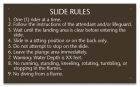 Indiana Water Slide Rules