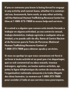 Louisiana Human Trafficking Notice - Acrylic Material