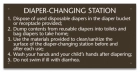 MAHC Diaper-Changing Station Signage