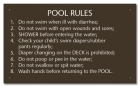 MAHC Pool Hygiene Rules Sign