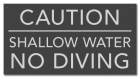 Maricopa County, Arizona No Diving Sign