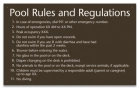 Montgomery County, Alabama Pool Rules and Regulations Sign