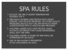 Montgomery County, Alabama Spa Rules Sign