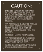 Nevada Spa Rules Sign