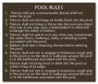 New Hampshire Pool Rules Sign