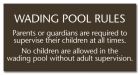 New Jersey Wading Pool Rules Sign