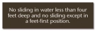New York City Deck Slides Rules Sign