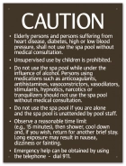 New York City Spa Rules Sign