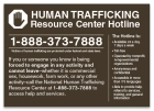 New York Human Trafficking Notice Sign