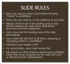 Ohio Slide Rules Sign