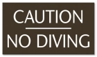 Ontario Canada No Diving Sign