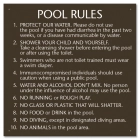 Oregon Pool Rules Sign
