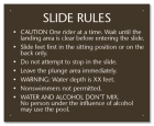 Oregon Slide Rules Sign