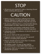 Oregon Spa Rules Sign