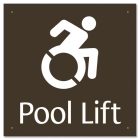 Pool Lift Sign with Dynamic ISA Symbol