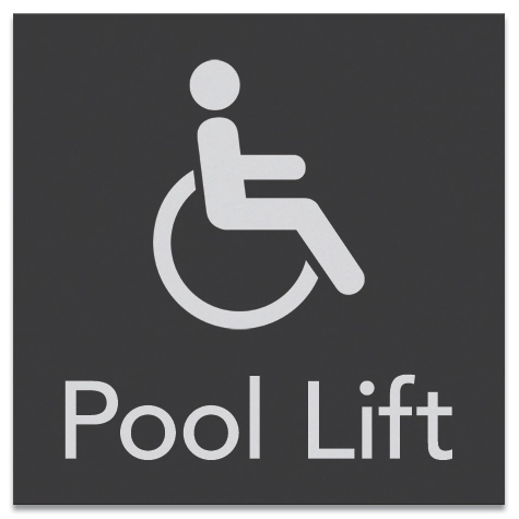 Pool Lift w/ ISA Symbol - Large