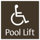 Pool Lift w/ ISA Symbol - Large
