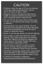 Province Spa Rules Sign - Ontario Compliant: Canada