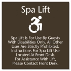 Spa Lift Rules w/ Dynamic ISA Symbol - Large