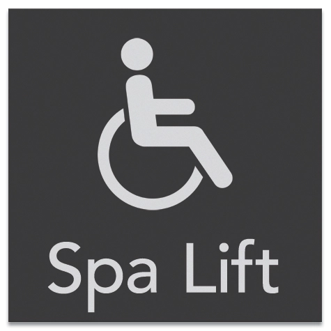 Spa Lift w/ ISA Symbol - Large