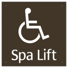 Spa Lift w/ ISA Symbol - Large