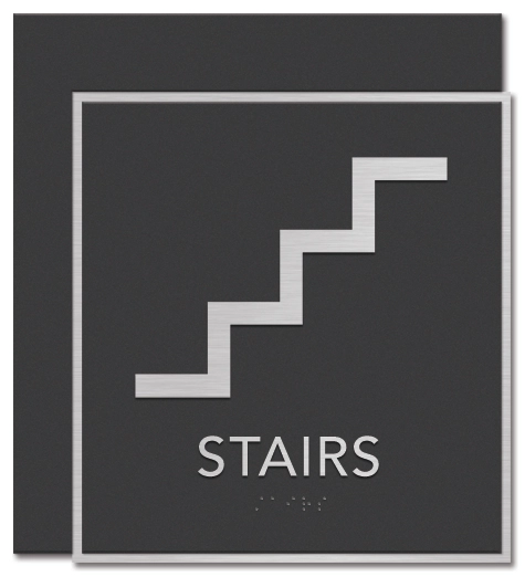 Stairs Sign w/ Symbol