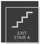 Stairway Exit Sign - DC Compliant