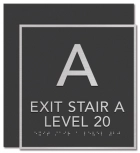 Stairway ID Sign - NYC Compliant