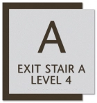 Stairway ID Sign - NYC Compliant