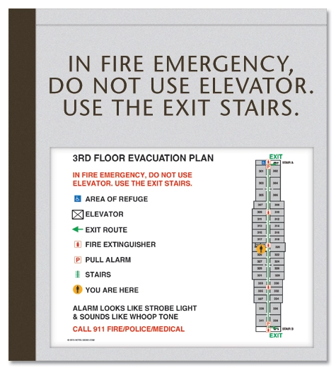 Standard Elevator Evacuation Plans - NYC Compliant