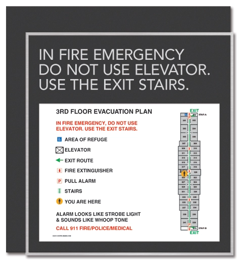 Standard Elevator Evacuation Plans - NYC Compliant
