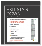 Standard Stairway Evacuation Plans - California Compliant