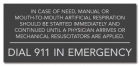 State Pool Sign - Dial 911 In Emergency - Nevada Compliant