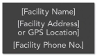 State Pool Sign - Emergency Location Sign