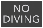State Pool Sign - No Diving - Idaho Compliant