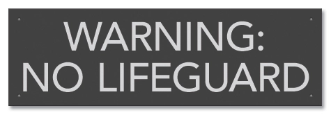 State Pool Sign - No Lifeguard - Tennessee Compliant