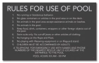 State Pool Sign - Pool Rules and Regulations - Mobile, AL Compliant
