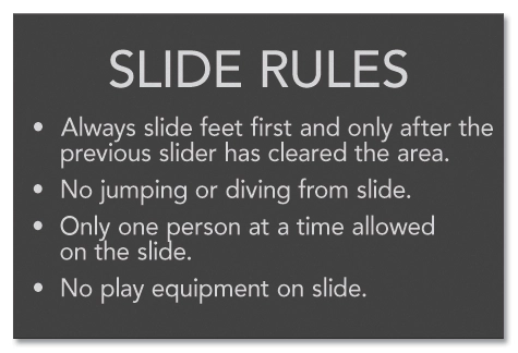 State Pool Sign - Pool Rules - Arkansas Complaint