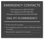 State Pool Sign - Pool Rules - Connecticut Code