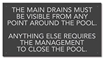 State Pool Sign - Pool Rules - Montana Compliant