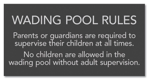 State Pool Sign - Pool Rules - New Jersey Compliant