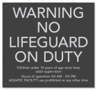 State Pool Sign - Pool Rules - New Mexico