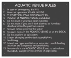 State Pool Sign - Pool Rules - New Mexico