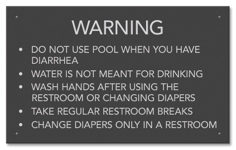 State Pool Sign - Pool Rules - Ohio Compliant