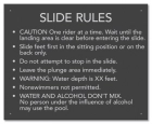 State Pool Sign - Pool Rules - Oregon Compliant