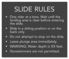 State Pool Sign - Slide Rules - Minnesota Compliant