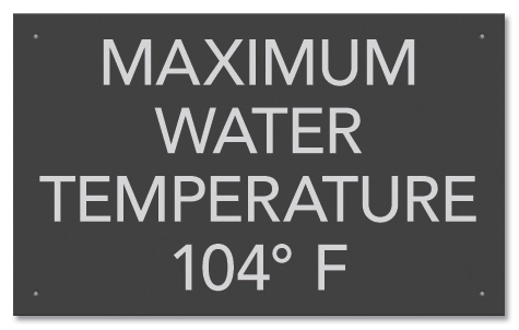 State Pool Sign - Spa Rules - Arkansas Compliant